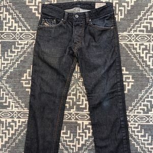 DIESEL JEANS DARRON regular slim tapered dark wash sz 28